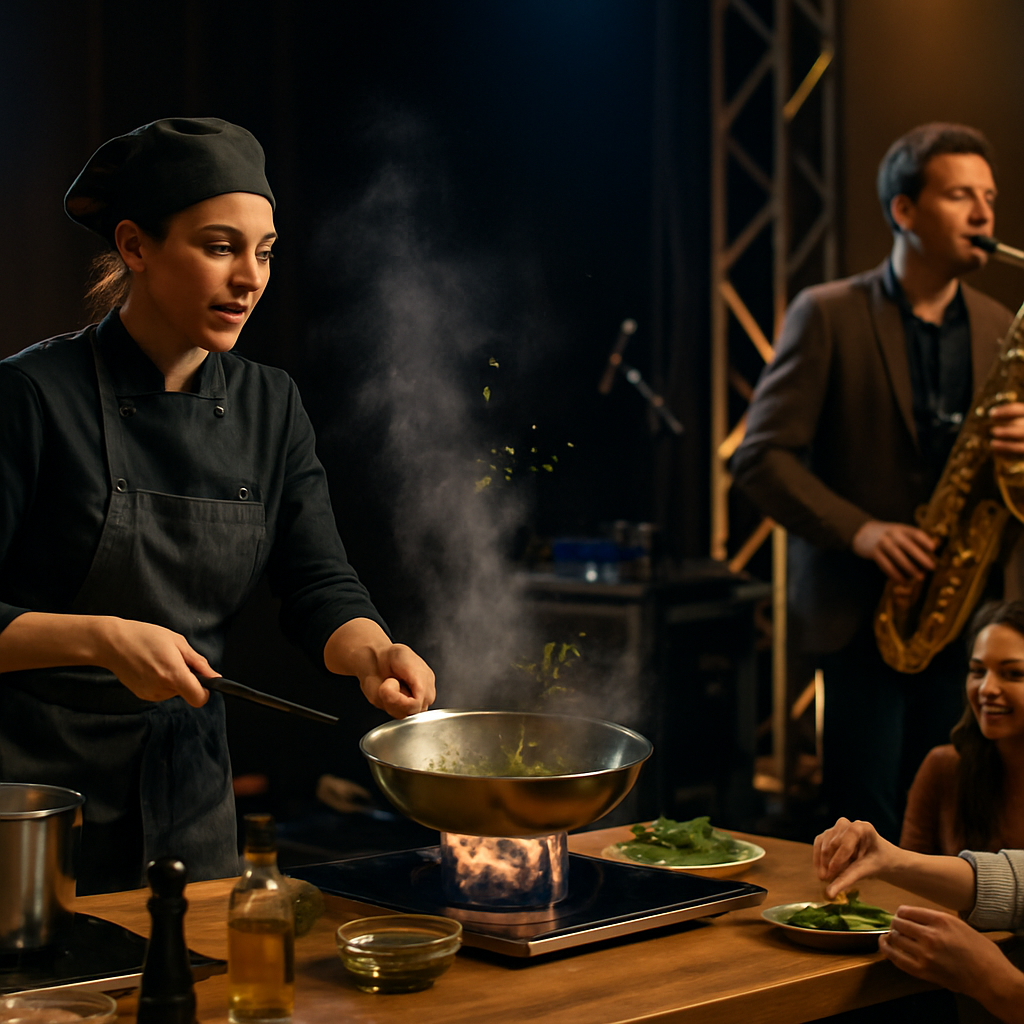 Interaktive Live-Kochshows bei Solfare Recordings: Klangküche