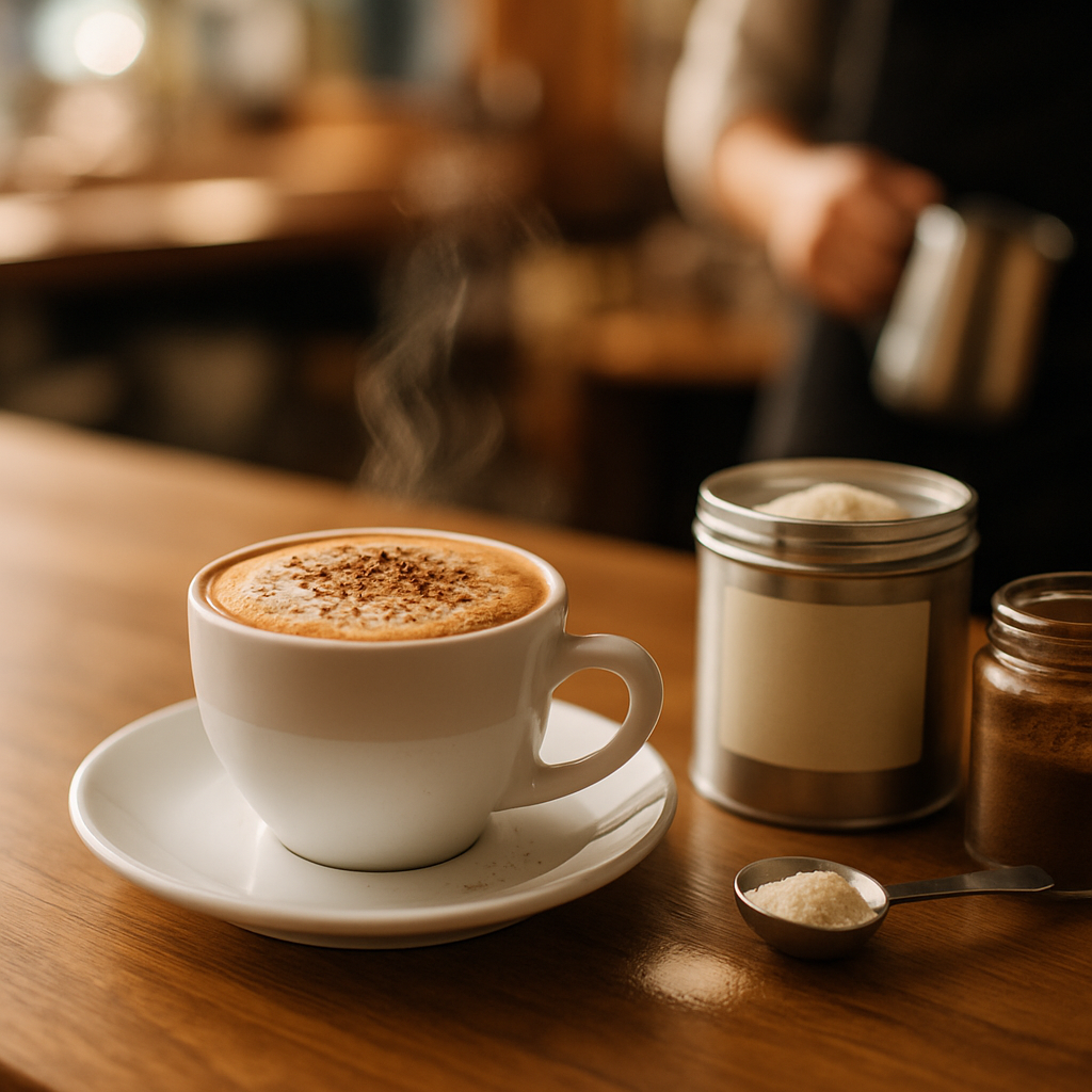 Kaffee-Topping und Milchpulver für professionelle Heißgetränke